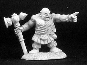Tamclar the Shorn, Dwarf Barbarian with Hammer
