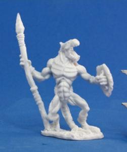Lizardman Warrior (sculpted by Ben Seins)