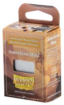 DragonShield Boardgame Sleeves American Mini (41x63 mm) DragonShield Boardgame Sleeves American Mini (41x63 mm)