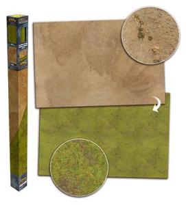 Double-sided Gaming Mat Desert/Grassland (48x72 inch)