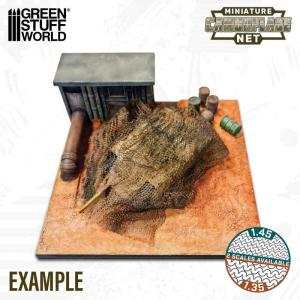 Miniature Camouflage Nets White 1:45