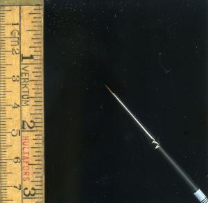 KOLINSKY RED SABLE SIZE 4/0 WATERCOLOR AND MINIATURE BRUSH