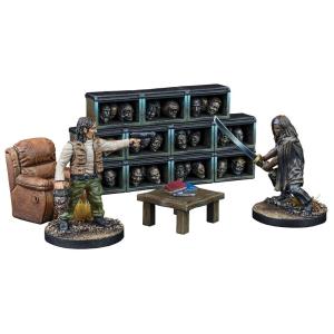 THE WALKING DEAD: The Governors Trophy Room Collectors Resin Set (Begränsad ut