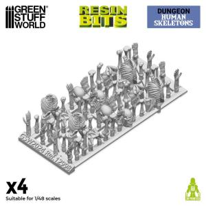 3D printed set - Human Skeletons 1:48
