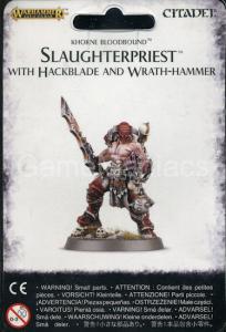 BLADES OF KHORNE: SLAUGHTERPRIEST WITH HACKBLADE AND WRATH-HAMMER