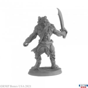 HAKKLE BLACKHOOK, GNOLL PIRATE (BONES USA)