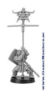 WARRIOR WITH STANDARD (1 figur per förpackning)