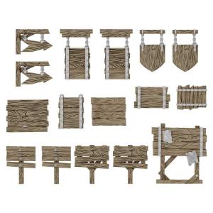 Wood Signs 1:48-1:35