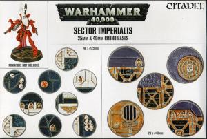 SECTOR IMPERIALIS: 25 & 40MM ROUND BASES