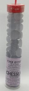 Crystal Lilac Frosted Glass Stones Qty 40 or more (12-14 mm)