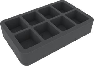 HS050BF02BO 50 mm (2 inch) half-size Figure Foam Tray