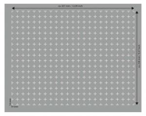 FS040RS 40 mm (1,6 Inch) Figure Foam Tray full-size Raster self-adhesive