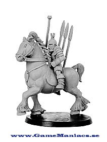 BRENNUS IRON SPEAR ON BATTLE STEED (1 figur per förpackning)