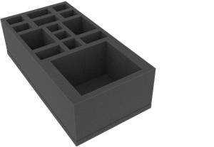AUFE085BO 295 mm x 147,5 mm x 85 mm (3.35 inches) foam tray for board game boxes