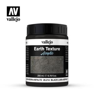 Vallejo Diorama FX: Black lava-asphalt 200ml