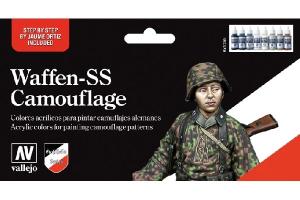 WAFFEN-SS CAMOUFLAGE SET -8 COLOR SET 17 ML