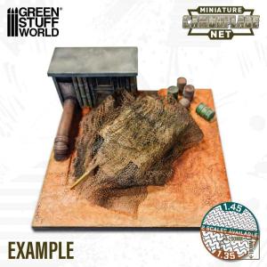 Miniature Camouflage Nets White 1:35