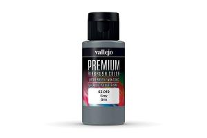 Vallejo Premium Airbrush Color: Grey (60 ml)