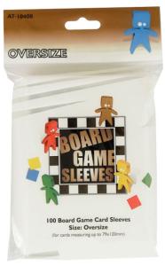Board Game Sleeves CLEAR OVERSIZE (79x120 mm) (100) (Arcane Tinmen)