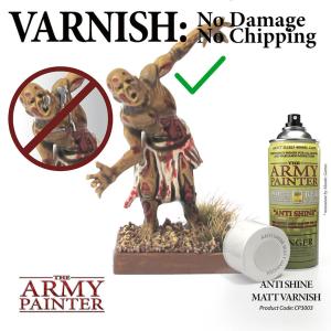 ArmyPainter Base Primer Spray - Anti-Shine, Matt Varnish