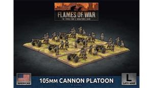 105mm Cannon Platoon (x6 Plastic)