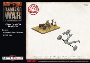 105mm Cannon Platoon (x6 Plastic)