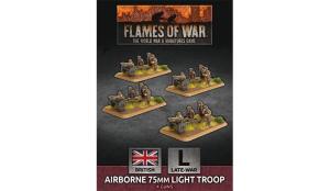 Airborne 75mm Light Troop (x4 Plastic)