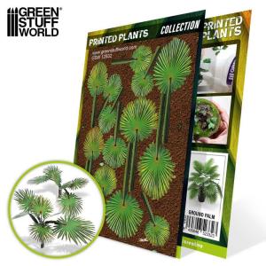 Colored Paper Plants - Ground Palm