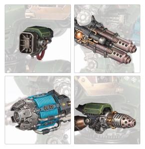 Saturnine Dreadnought Weapons - Chiron Configuration