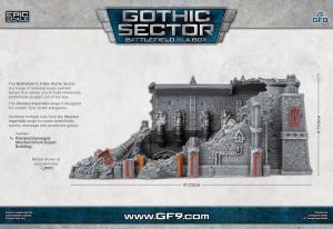 BIAB MUNDUS IMPERIALIS: Damaged Manufactorium Depot (6-10 mm epic scale)