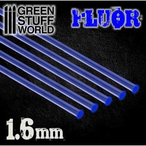 Acrylic Rods - Round 1.6 mm Fluor BLUE