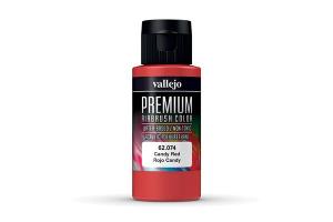 Vallejo Premium Airbrush Color: Candy Red (60 ml)