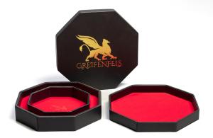 Dice Tray Octagon Series: Red