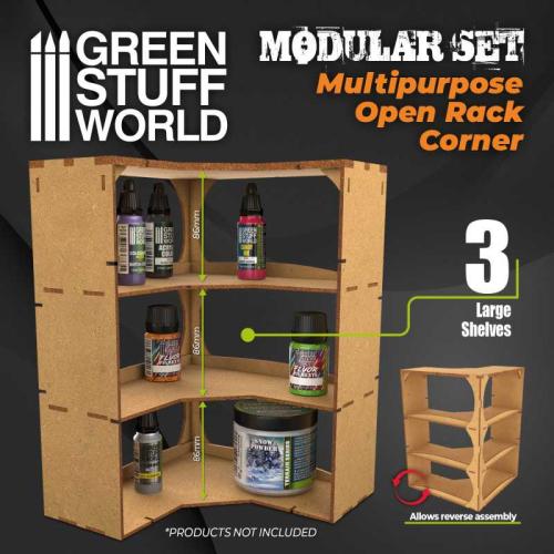 GSW MODULAR SET: Multipurpose Open Rack - CORNER