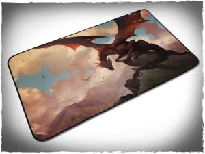Card game mat - TCG Dragons (24x14 inch)