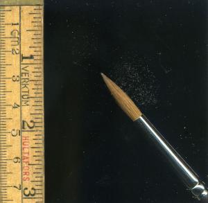 KOLINSKY RED SABLE SIZE 8 WATERCOLOR AND MINIATURE BRUSH