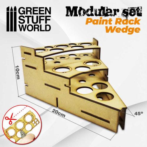 GSW MODULAR SET: Paint Rack - WEDGE