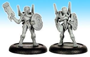 Androsynths with Grape Guns