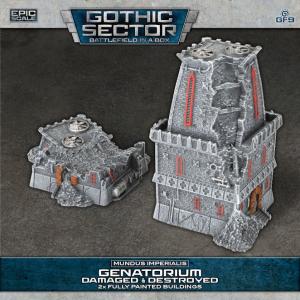 BIAB MUNDUS IMPERIALIS: Damaged Genatorium (6-10 mm epic scale)