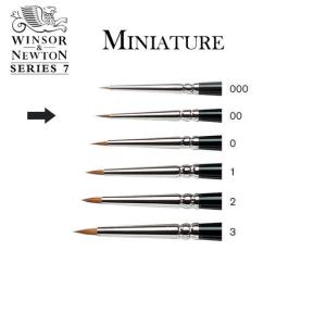 SERIES 7 KOLINSKY SABLE BRUSH MINIATURE 7-00
