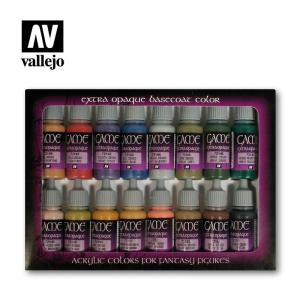 GAME COLOR EXTRA OPAQUE BASECOAT SET (16 colors)