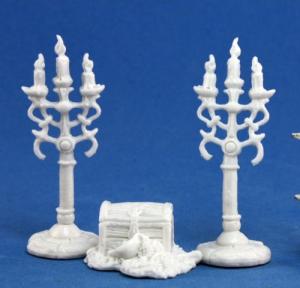 Treasure Pile & Candleabra (sculpted by Bob Ridolfi)