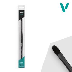 Vallejo Brush: Shader Series flat filbert synthetic No. 4