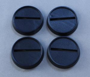 1 inch (25mm) ROUND PLASTIC GAMING BASE (20)
