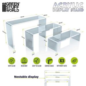 Acrylic display stand (3 parts)