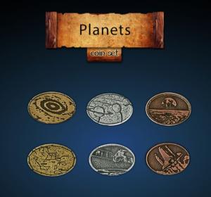 Planets Coin Set