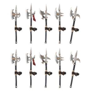 OLD WORLD: CHAOS WARRIORS HALBERDS UPGRADE SET