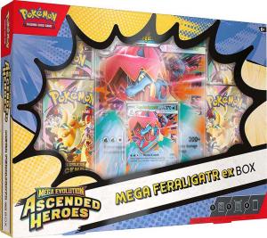 Pokémon Ascended Heroes Mega Feraligatr ex Box (Max 1 per kund)