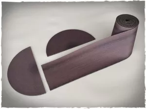 Miniature games scenery - tarmac road stripe