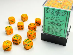 Speckled 12mm d6 Lotus Dice Block (36 dice)